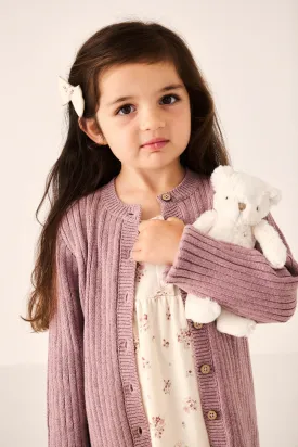 Clara Cardigan - Dreamy Pink Marle