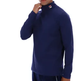 Fila Vintage 19th Classic Roll Neck Sweater  - Navy