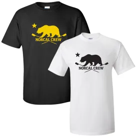 100% Cotton Norcal Crew Men's Team Spirit T-Shirt