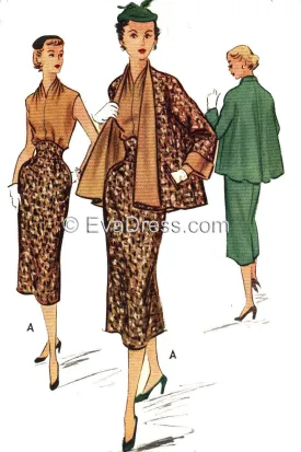 1952 Halter, Skirt & Jacket SE50-9113