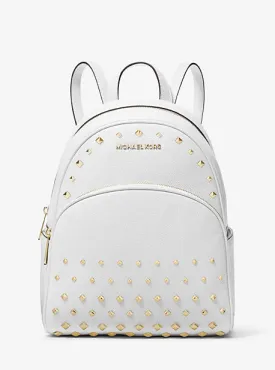 Abbey Medium Studded Pebbled Leather Backpack