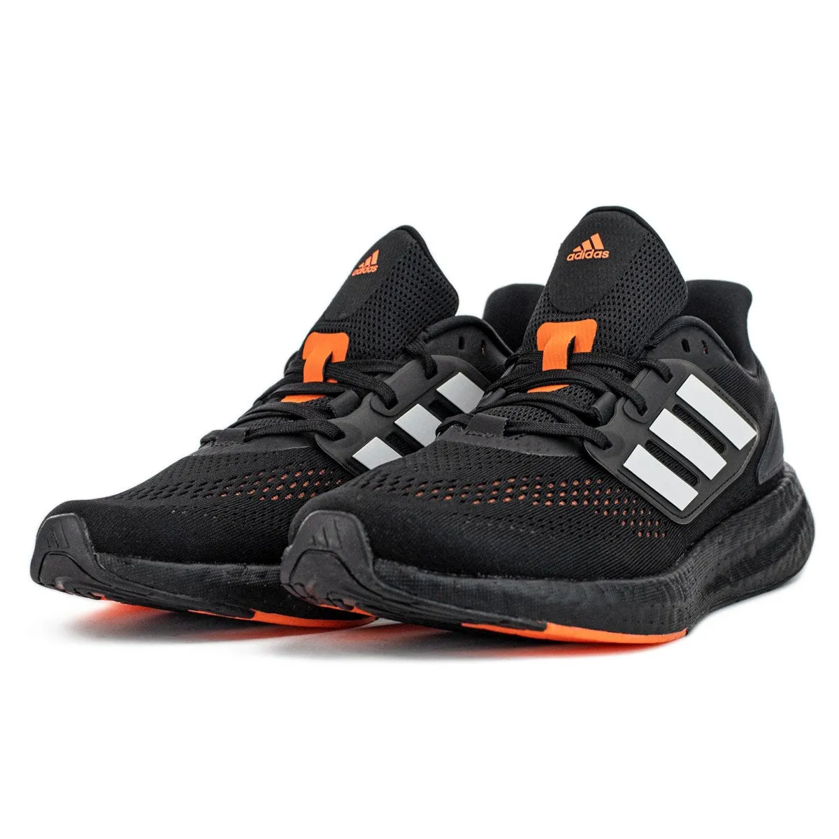 Adidas PureBoost 22 HQ1455 - schwarz-weiss-orange