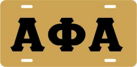 Alpha Tag Gold/Black