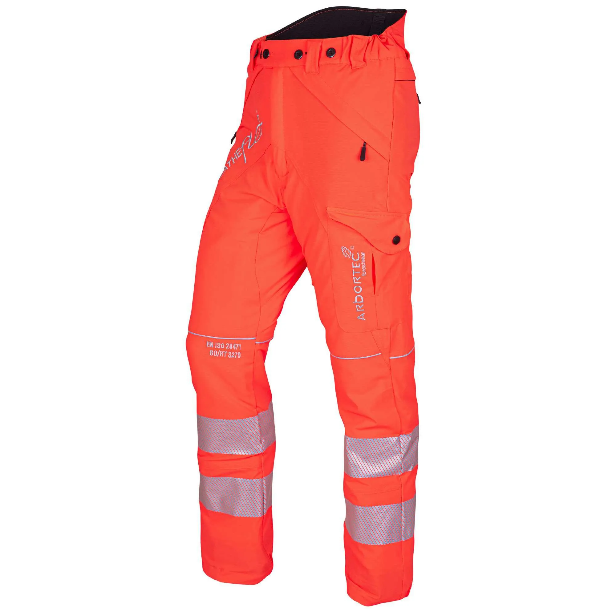 ATHV4050/4040/4035 Breatheflex Chainsaw Pants Design C Class 1/2/3 - Hi-Viz Orange