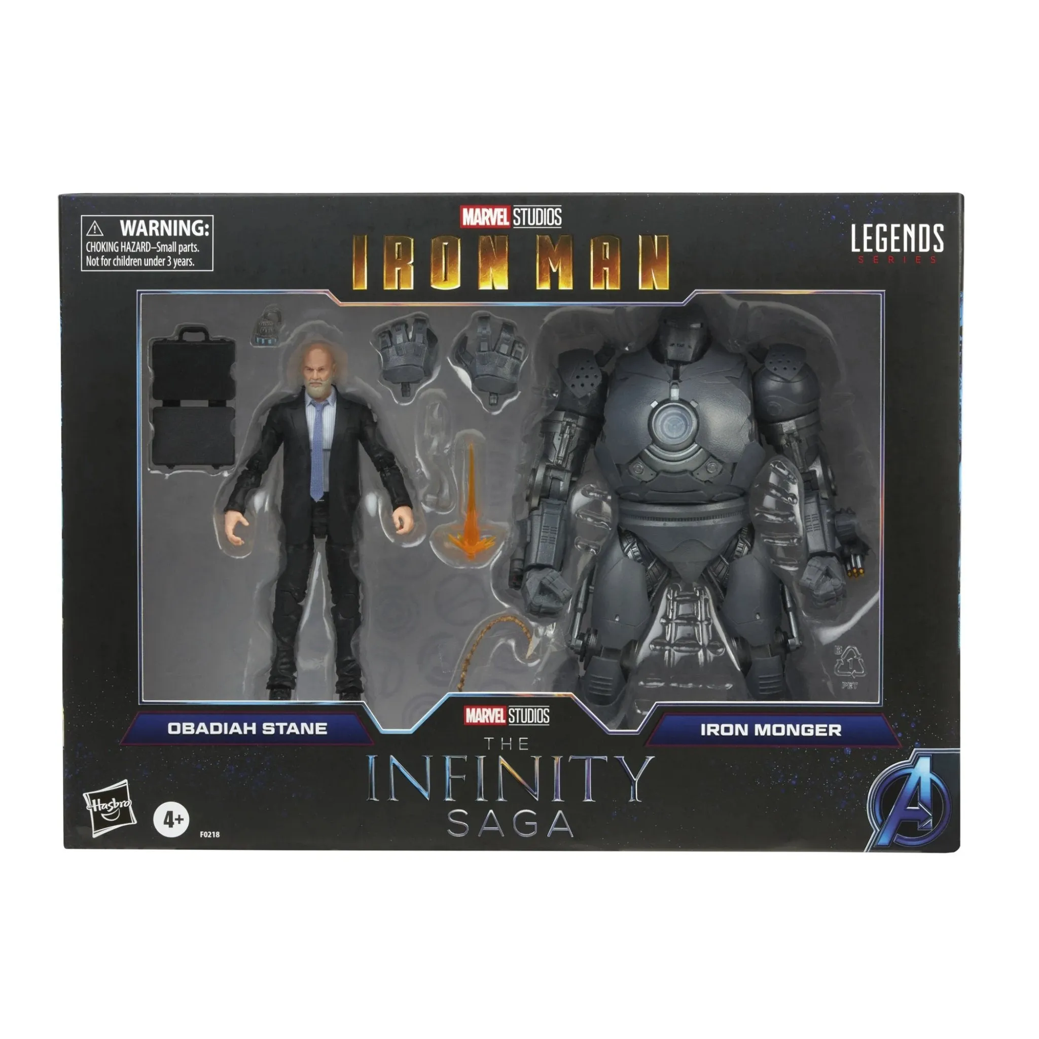 Avengers Infinity Saga Marvel Legends Iron Monger & Obadiah Stane