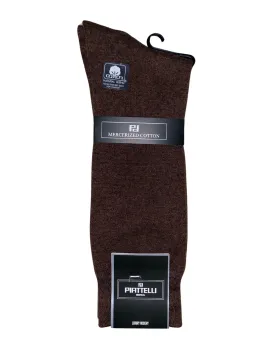 Bruno Piattelli Mercerized Socks - Brown