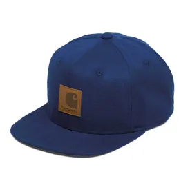 Carhartt WIP Logo Snapback Cap - Metro Blue