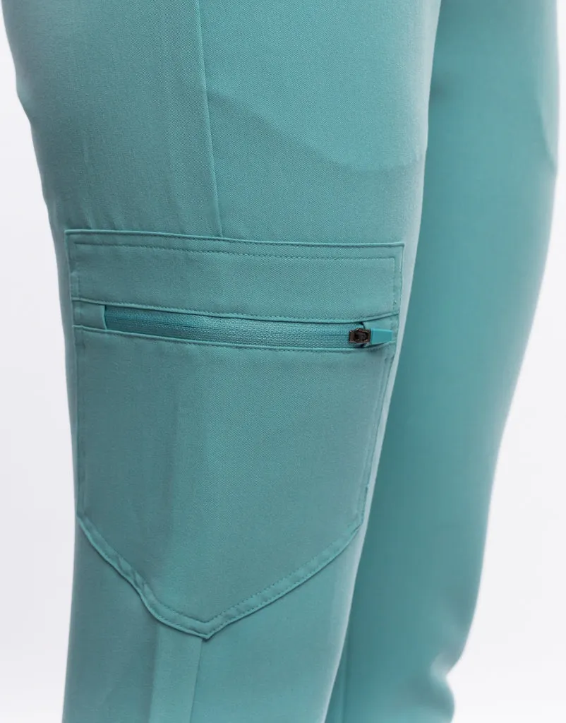 Essential Jogger Scrub Pants - Audrey Teal