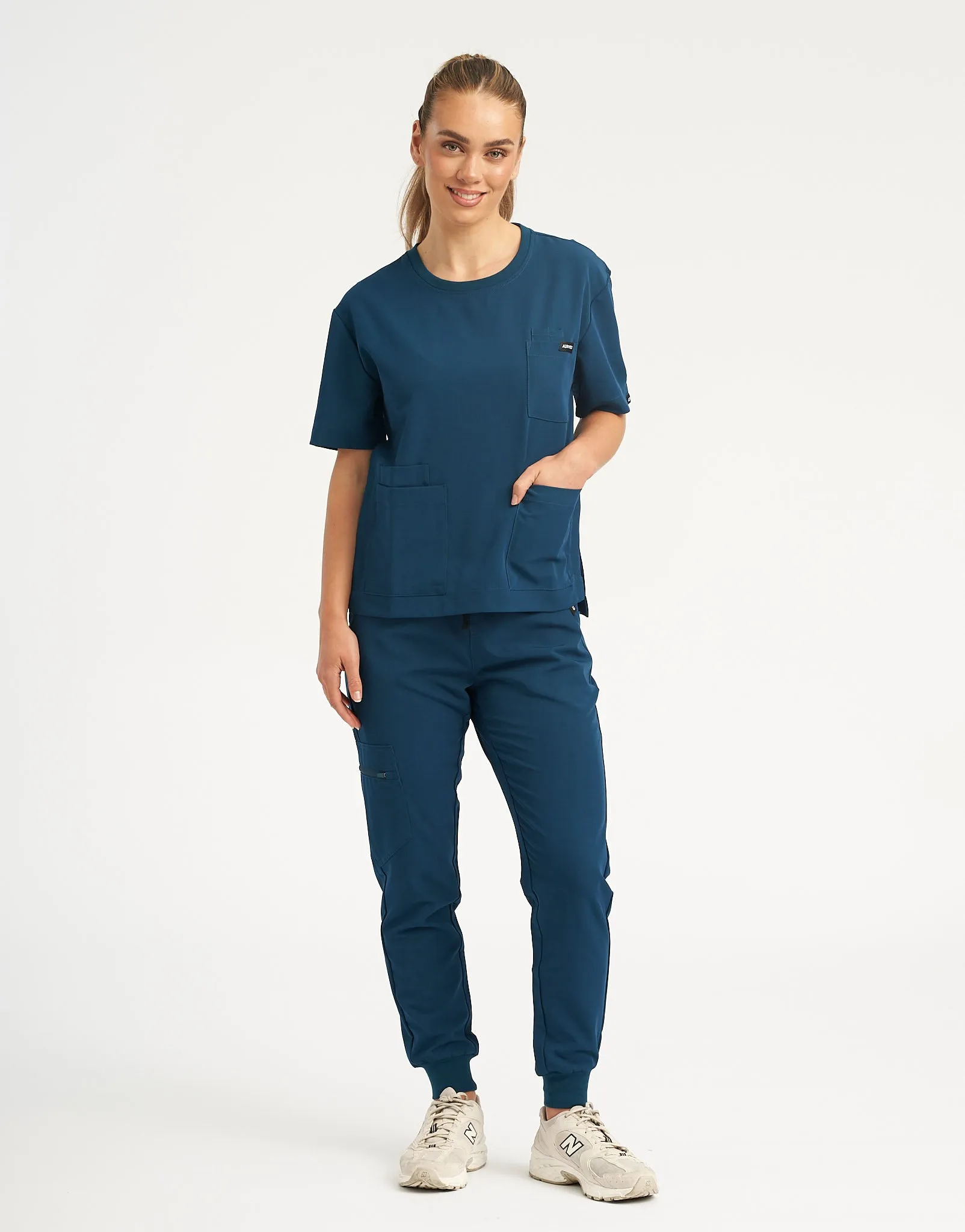 Essential Jogger Scrub Pants - Gibraltar Blue