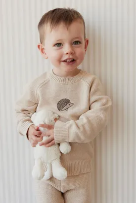 Ethan Jumper - Oatmeal Marle Hedgehog