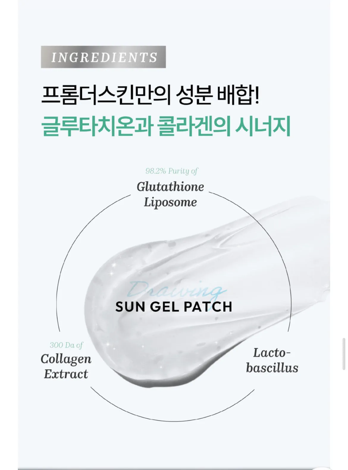 From The Skin Glutathione Collagen Sun Gel Patch_공구구성