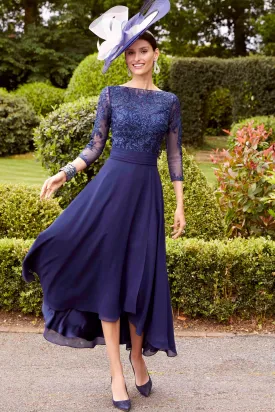 Invitations by Veni 29811B Navy Dress