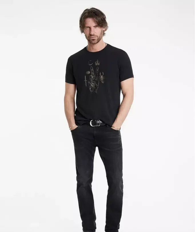 John Varvatos Elements Tee | Black