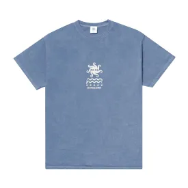 KBAR X UN:IK 'Sea Snake' Vintage Washed Embroidered Tee - Blue