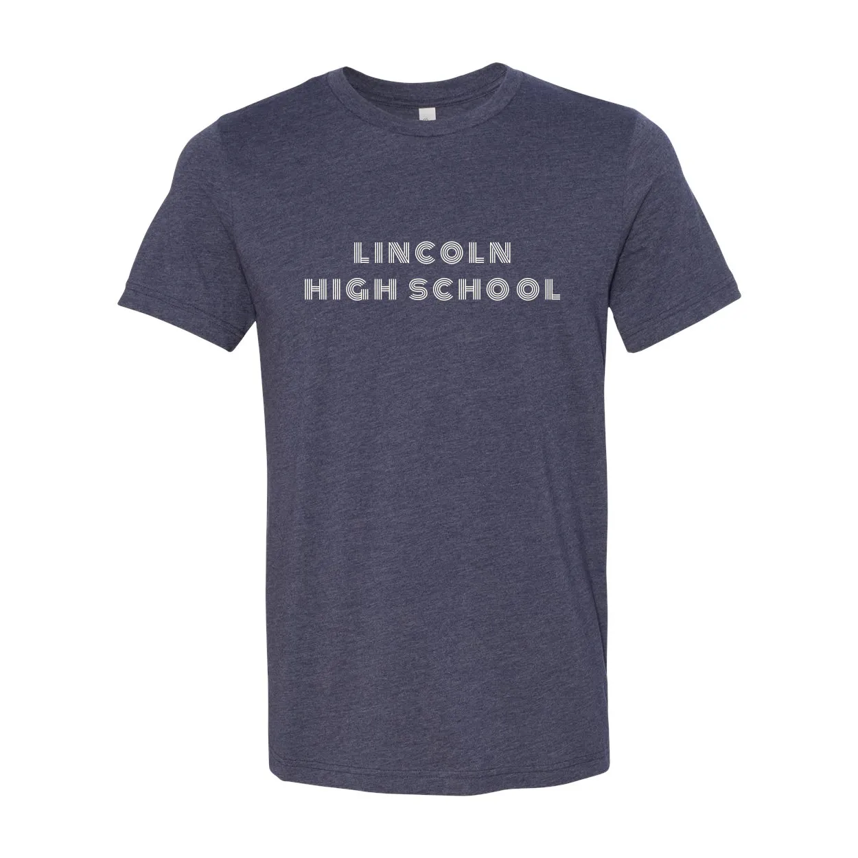 Lincoln High School Retro Font T-Shirt