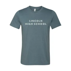 Lincoln High School Retro Font T-Shirt