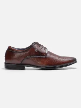 Men's Wine Two Tone Regular Toe Lace Up Formal (ID2186)