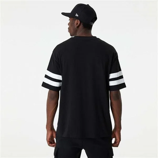 NEW ERA OVER-SIZED STATEMENT STRIPE TEE