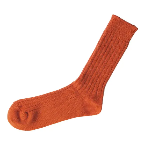 NISHIGUCHI KUTSUSHITA - Praha Egyptian Cotton Ribbed Sock