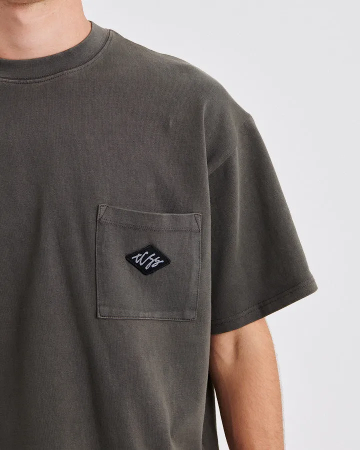 Scribble Pocket Tee - Ashphalt