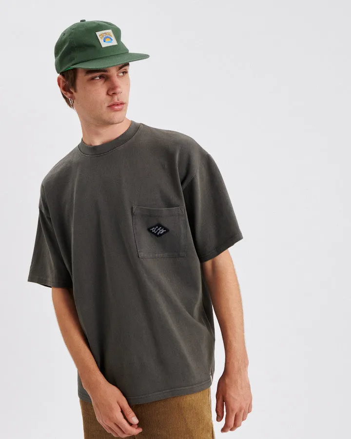 Scribble Pocket Tee - Ashphalt