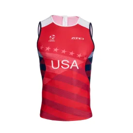 USA Triathlon Comfort Men's Tri Top