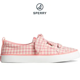 Women's SeaCycled™ Crest Vibe Gingham Sneaker Pink (STS88725)